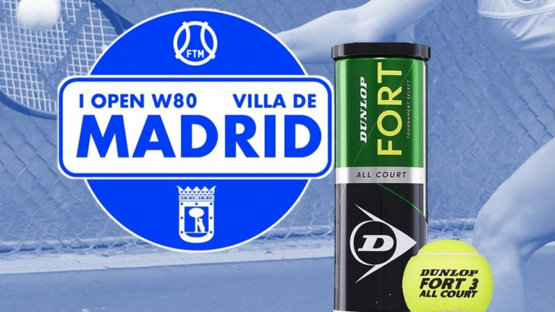 DUNLOP FORT, bola oficial del I Open Villa de Madrid